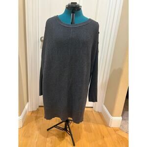 Very Chic Women's Size 2XL CJ Banks Sweater in Dark Grey